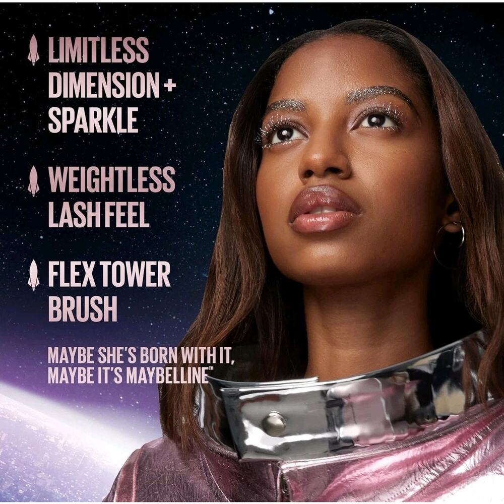 Maybelline Lash Sensational SKY HIGH Glitter Mascara Topper Space Diamond✨️NIP✨️ - Picture 2 of 10